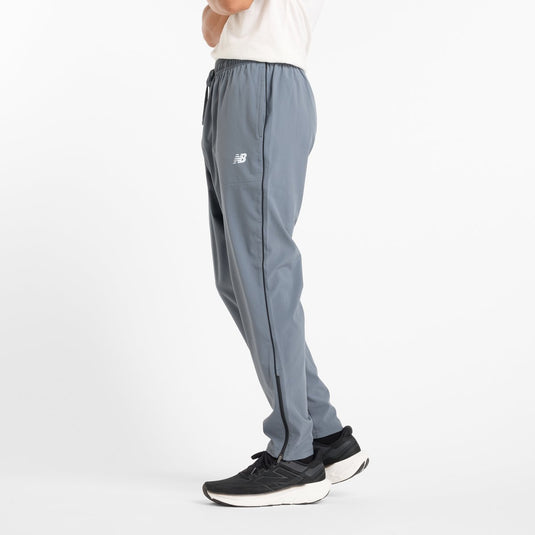 New balance sport woven pant heren sportbroek - graphite s