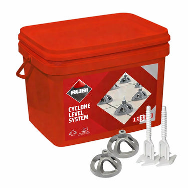 Rubi cyclone level starterskit | 1,5 mm | 3 - 18 mm | 100 caps + 300 strips - 35964