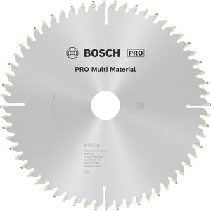 Bosch accessoires bosch cirkelzaagblad multi material 216 x 30 x 2,5 mm - 60 tanden
