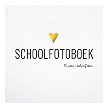 Lifestyle2love mijn schoolfotoboek - invulboek met ruimte voor klassenfoto's en pasfoto's - cadeau kind -