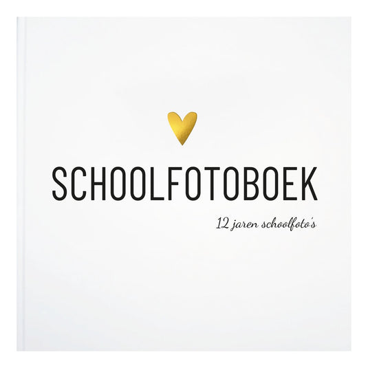 Lifestyle2love mijn schoolfotoboek - invulboek met ruimte voor klassenfoto's en pasfoto's - cadeau kind -