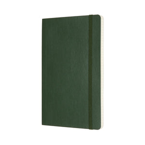 Moleskine classic notitieboek - large - softcover - geruit - mirte groen