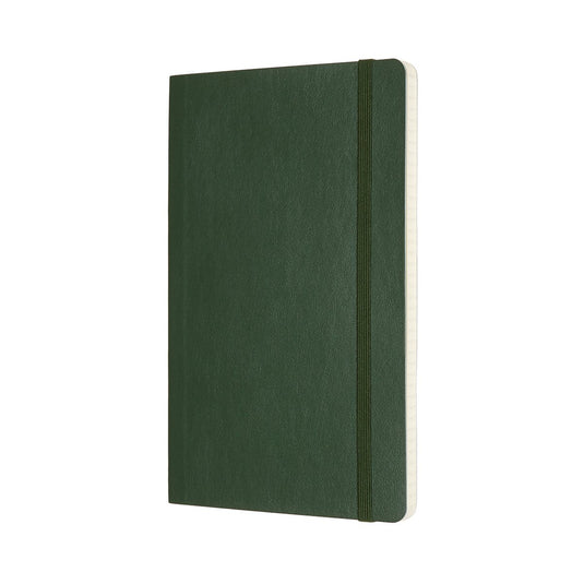 Moleskine classic notitieboek - large - softcover - geruit - mirte groen