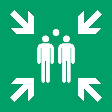 Tarifold pictogram verzamelplaats 300x300mm