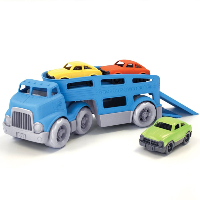 Afbeelding laden in galerijviewer, Green toys autotransporter
