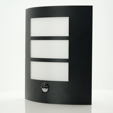 Eglo rascino-e wandlamp buiten - bewegingssensor - e27 - 26 cm - zwart