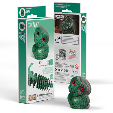 Eugy 3d puzzel - tiki - fantasiefiguren - duurzaam - verzamel ze allemaal - 6 jaar