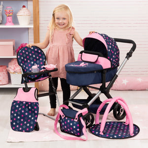 Xeo deluxe set combi poppenwagen