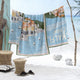 Seahorse strandlaken amalfi - 90x170 cm - blauw