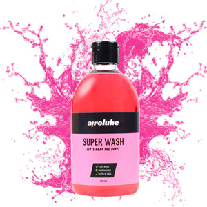 Superwash fiets-autoshampoo 500 ml rood