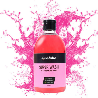 Superwash fiets-autoshampoo 500 ml rood