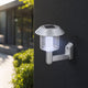 Grundig solar wandlamp - zonne lamp voor buiten met automatische verlichting - solar muurlamp met 6-8 uur brandduur en cool white licht - 13.5 x 9 x 12 cm