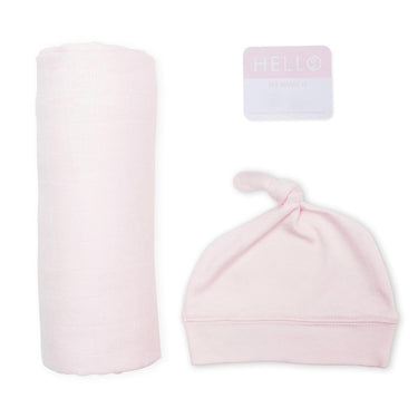 Lulujo hello world - swaddle mutsje - pink