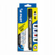 Permanentmarker pilot 400 beitelvormige punt kleurenassortiment 4 stuks