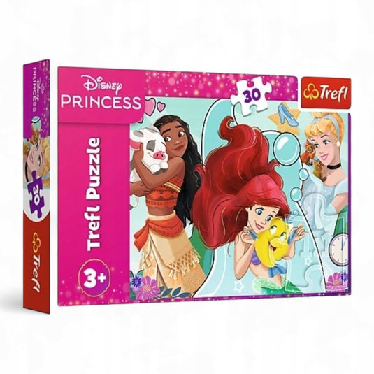 Trefl puzzle trefl puzzel 30 stukjes - disney prinsessen, mooi dapper