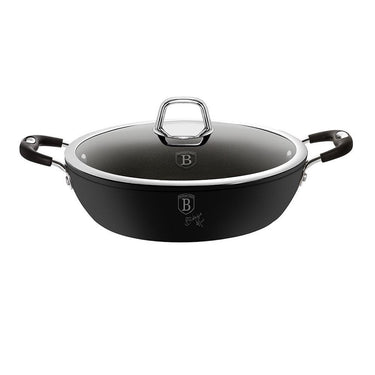 Berlingerhaus berlinger haus - 6125 - ondiepe braadpan - 28cm - zwart - professioneel