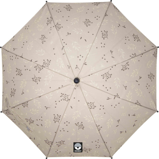 Dooky parasol kinderwagen - romantic leaves beige