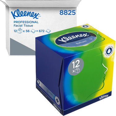 Kleenex tissues - balsam in dispenserdoos - zakelijk - 3 laags (pak 56 stuks)