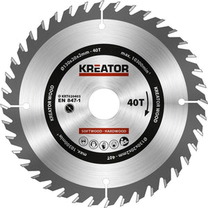 Kreator - krt020403 - cirkelzaagblad - 130mm40t