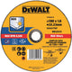 Dewalt dt43908 doorslijpschijf rvs 180mm
