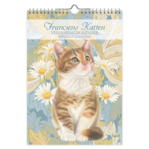 Franciens katten a4 verjaardagskalender saartje