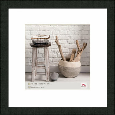 Walther home - houten lijst - fotoformaat 40x40 cm - zwart