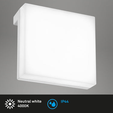 Briloner aniani - set van 2 spiegellampen - spiegelverlichting badkamer - neutral wit licht 4.000k - 6w - 600 lm - chroom - 8x8x3.5 cm