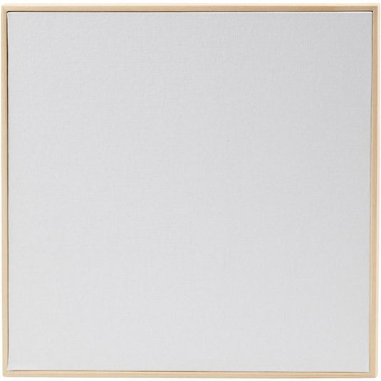Creativ company cc canvas panel with frame, size 30x30 cm, 280 g, white, 1 pc