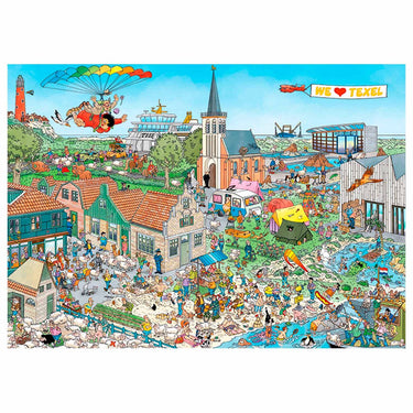 Jan van haasteren - rondje texel - 1000 stukjes puzzel - legpuzzel