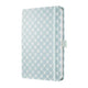 Sigel notitieboek - jolie beauty - a5 - lichtblauw - hardcover - 174 pagina's - 80 grams - lijn - si-jn309
