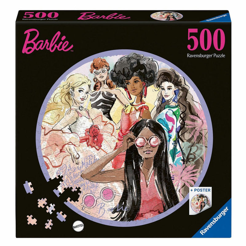Afbeelding laden in galerijviewer, Ravensburger legpuzzel rond barbie, 500st.
