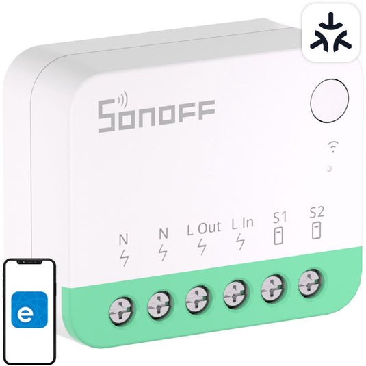 Sonoff minir4m schakelaar voor smart home wi-fi matter draadloos systeem