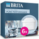 Brita waterfilterpatroon maxtra pro pure performance 6 pack - originele navulling voor alle kannen voor puur smakend kraanwater - filtert verontreinigingen zoals pfas*, chloor, kalkaanslag en metalen