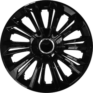 Nrm extra sterk - wieldoppen 14 inch - set van 4 stuks - zwart