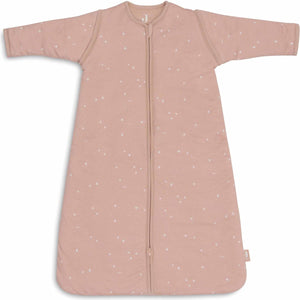 Jollein baby slaapzak winter met afritsbare mouw 70cm - twinkling wild rose - winterslaapzak