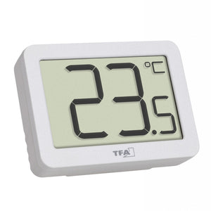 Tfa dostmann tfa binnen thermometer - digitaal - kunststof - wit - 6 x 2 x 4 cm