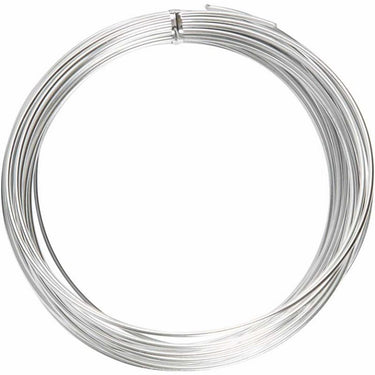 Creativ company alu draad 2 mm zilver 10 m