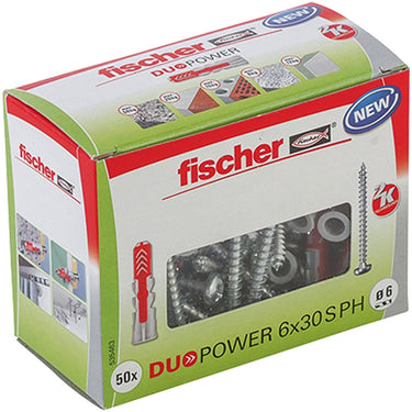 Fischer duopower 6x30 met bolkopschroef