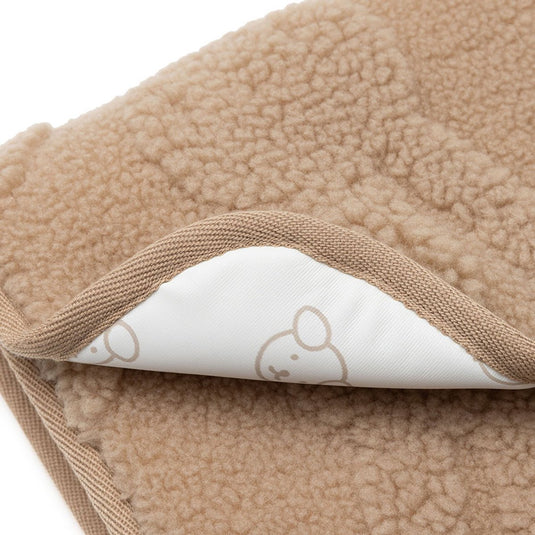 Jollein verschoonmatjes met opbergvakken - miffy jacquard - teddy biscuit