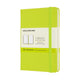 Moleskine classic notitieboek - pocket - hardcover - blanco - citroen groen