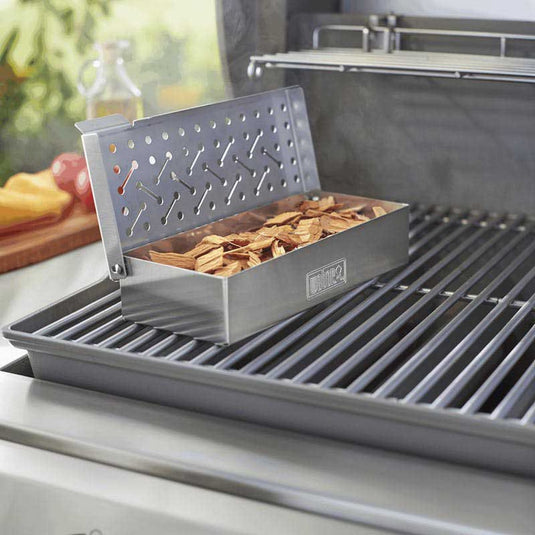 Weber universele smoker box - rvs