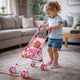 Poppenbuggy wit en roze