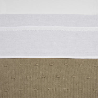 Meyco baby lace ledikant laken - white - 100x150cm - 0.3 tog