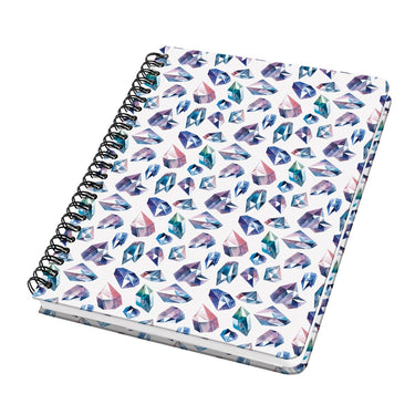 Sigel spiraal notitieboek - jolie - a5- hardcover - 120 pagina's - dots - 100 grams papier - fairy gems - si-jn616