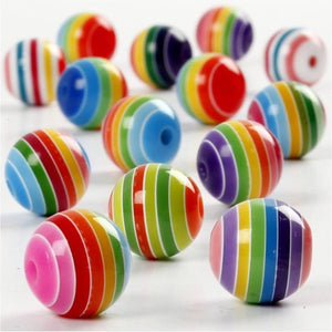 Creativ company kralen regenboog multi mix, 50st.