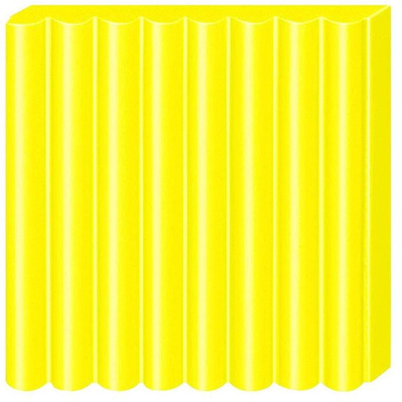 Afbeelding laden in galerijviewer, Fimo klei soft effect neon geel nr. 101 - 57gram
