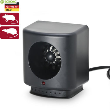 Homeshopxl ultrasone knaagdierverjager 230v - effectief tot 50 m² - muizen- en rattenverdelger met led-display [55631]