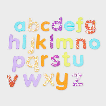 Tickit ® doorschijnende regenboog glitterletters