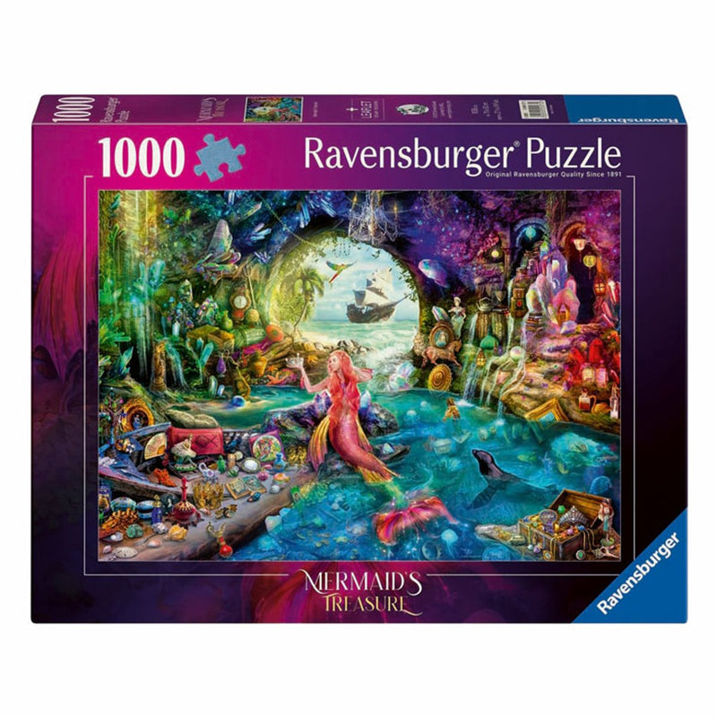 Afbeelding laden in galerijviewer, Ravensburger puzzel mermaid's treasure - legpuzzel - stukjes
