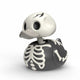 Tubbz numskull - badeend - numskull - skelet halloween (eerste editie) - 9cm